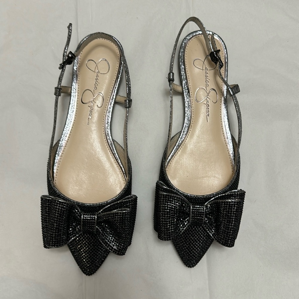 Jessica Simpson bow flats